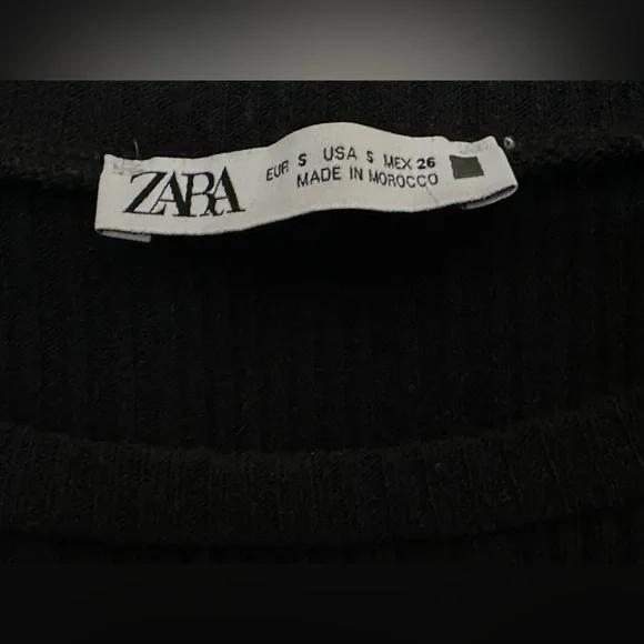 Zara: Women’s Short Sleeve Ruffle Top- Size Small - Picture 6 of 8